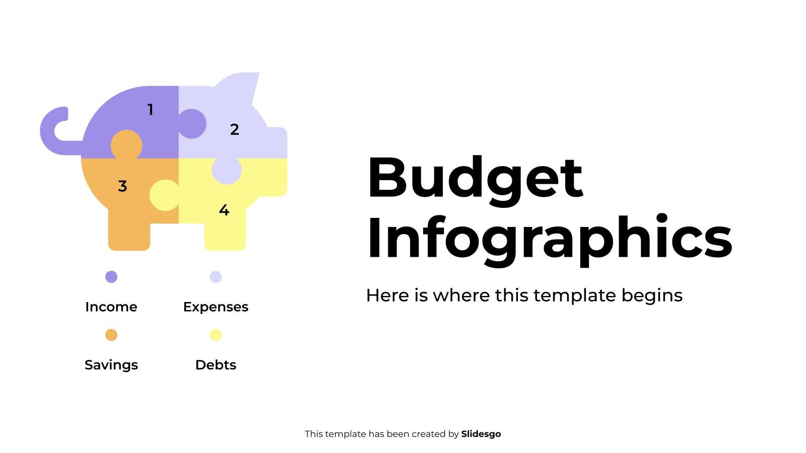Budget Infographics presentation template 