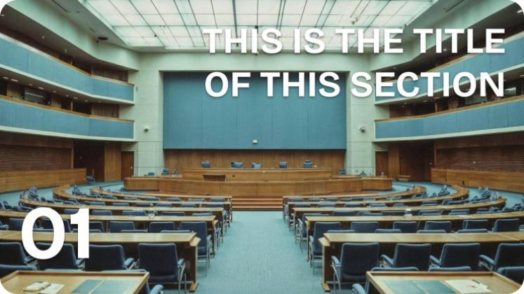 Plantilla de presentación Reunión de estrategia del gobierno