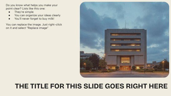 Plantilla de presentación Reunión de estrategia del gobierno