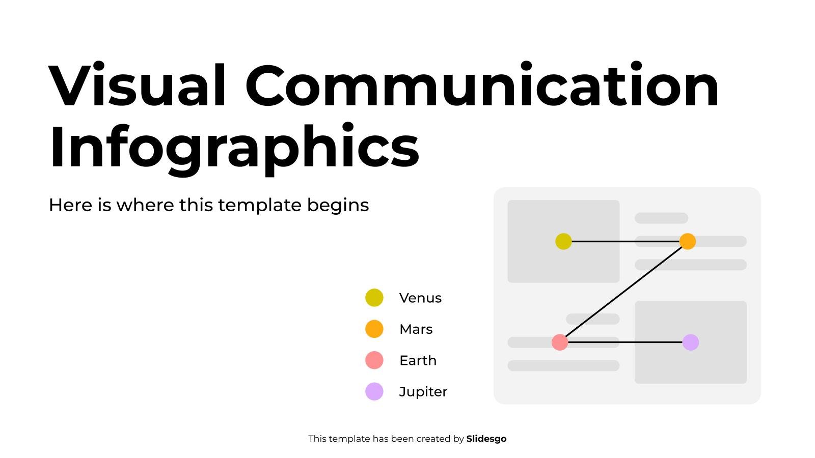 Visual Communication Infographics presentation template 