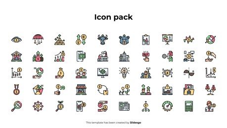 주식 시장 인포그래픽 프레젠테이션 템플릿