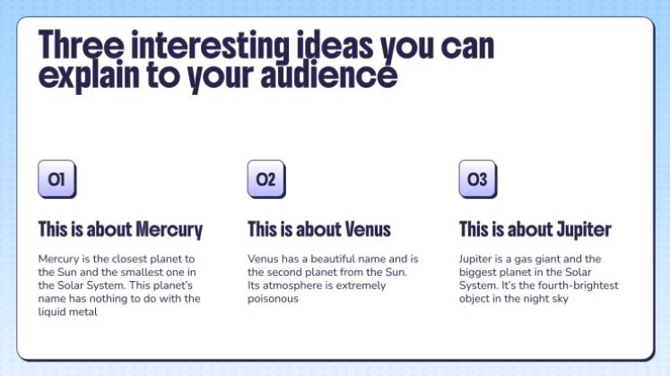 창의적인 만화 프레젠테이션 템플릿