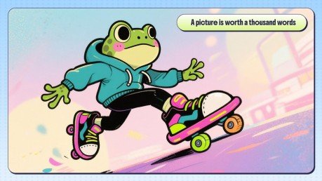 창의적인 만화 프레젠테이션 템플릿