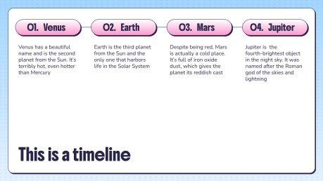 창의적인 만화 프레젠테이션 템플릿