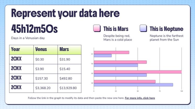 창의적인 만화 프레젠테이션 템플릿