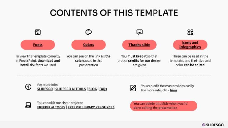 Japanese Minimal Design presentation template 