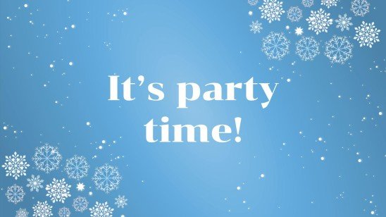 Minithème de la fête de l'hiver Modèles de présentation