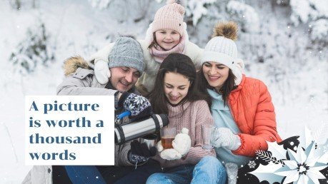 Minithème de la fête de l'hiver Modèles de présentation