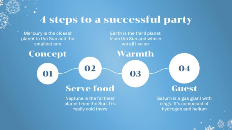 Minithème de la fête de l'hiver Modèles de présentation