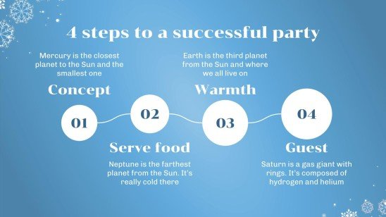 Minithème de la fête de l'hiver Modèles de présentation