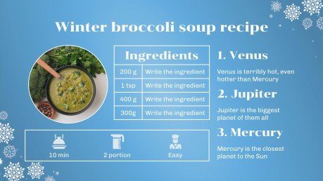 Minithème de la fête de l'hiver Modèles de présentation