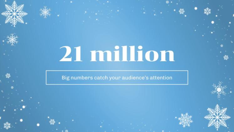 Minithème de la fête de l'hiver Modèles de présentation