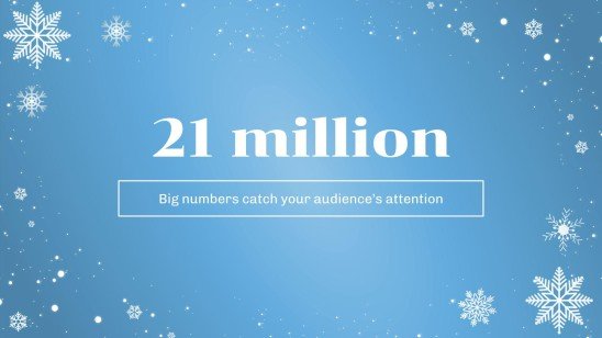 Minithème de la fête de l'hiver Modèles de présentation