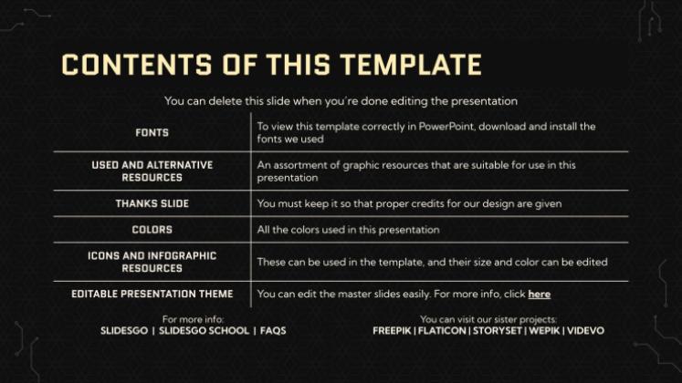 Artificial Intelligence App Pitch Deck presentation template 