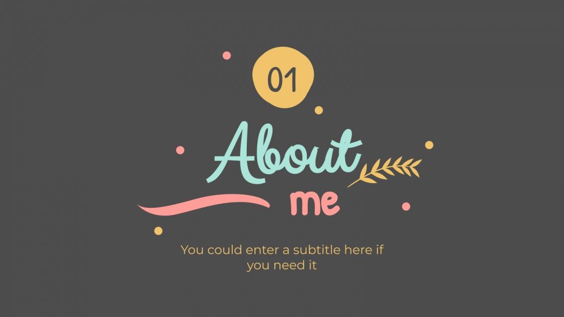 Lettering Portfolio Google Slides Theme & PowerPoint Template