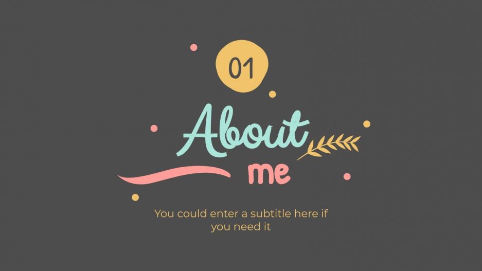 Lettering Portfolio Google Slides Theme & PowerPoint Template