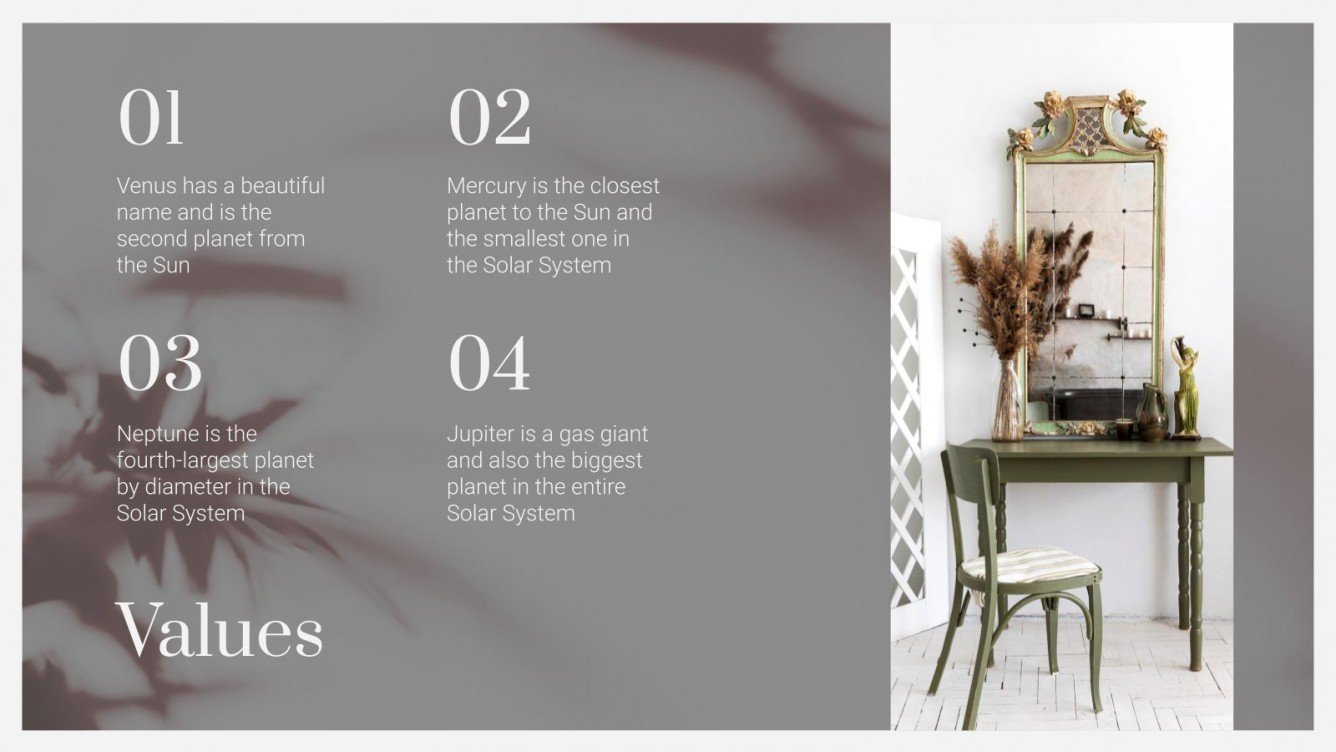 Interior Design Portfolio Google Slides Theme and PPT Template