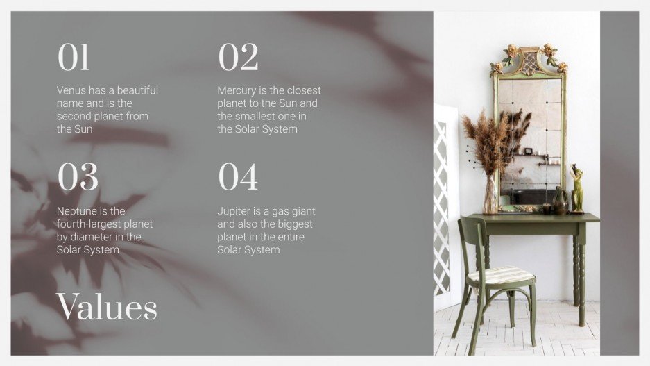 Interior Design Portfolio Google Slides Theme and PPT Template