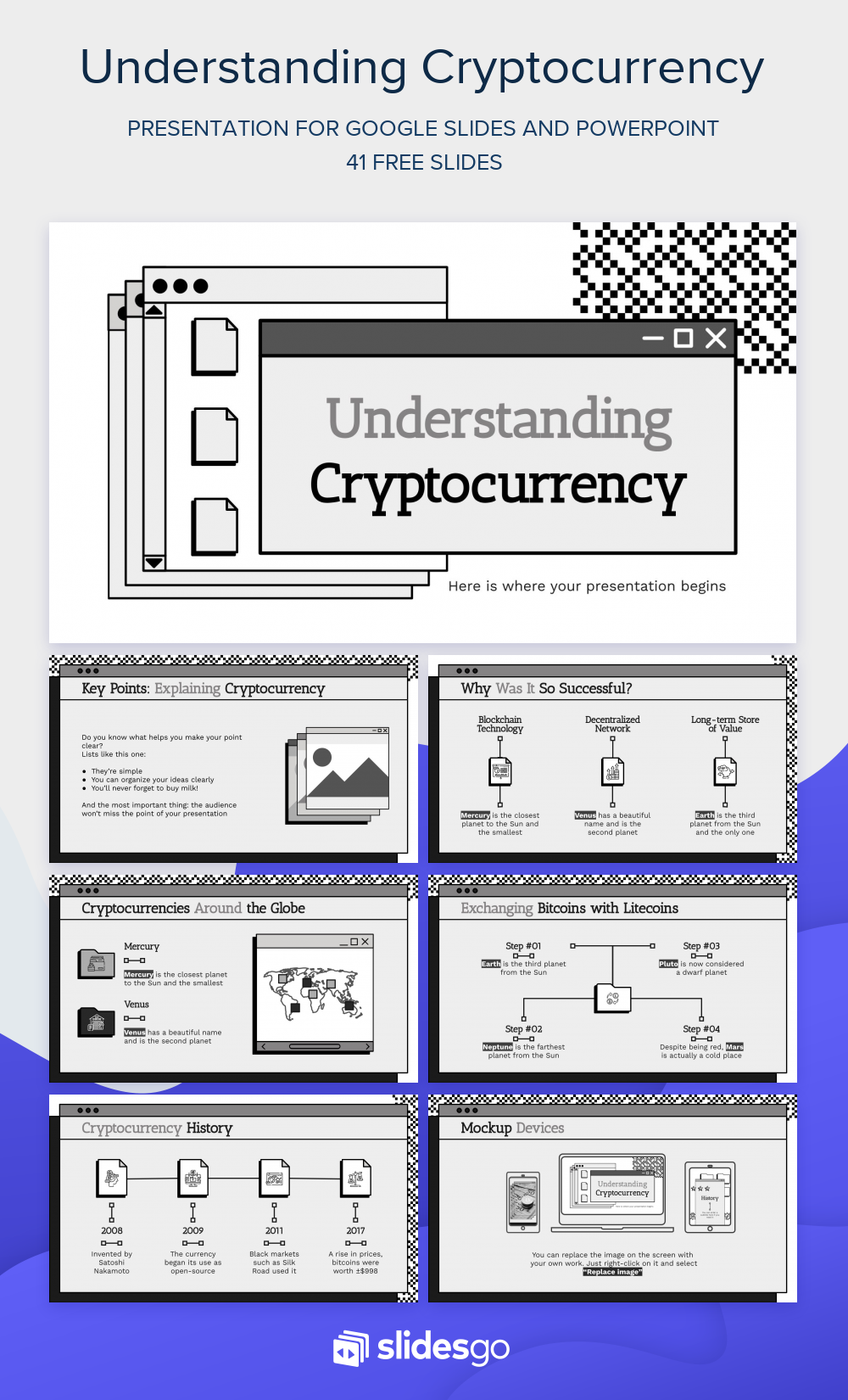 Collection Presentation Sample Understanding Cryptocurrency | Google Slides & PPT template