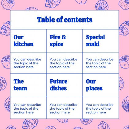 Internationalen Sushi-Tag Präsentationsvorlage