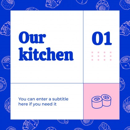 Internationalen Sushi-Tag Präsentationsvorlage