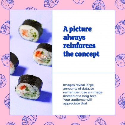 Internationalen Sushi-Tag Präsentationsvorlage