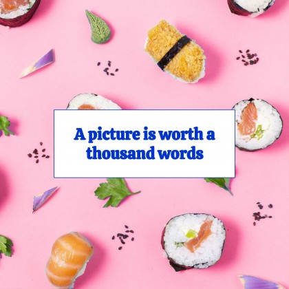 Internationalen Sushi-Tag Präsentationsvorlage