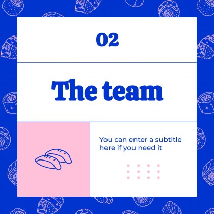 Internationalen Sushi-Tag Präsentationsvorlage