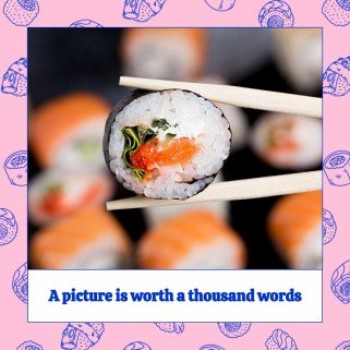 Internationalen Sushi-Tag Präsentationsvorlage
