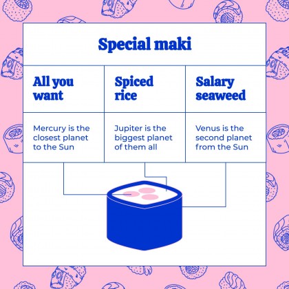 Internationalen Sushi-Tag Präsentationsvorlage