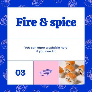 Internationalen Sushi-Tag Präsentationsvorlage