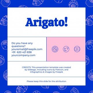 Internationalen Sushi-Tag Präsentationsvorlage