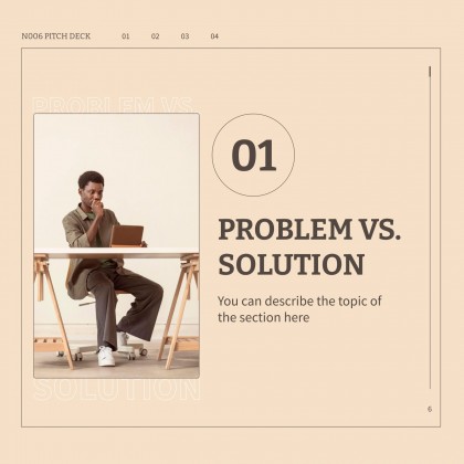 N006 Pitch Deck presentation template 