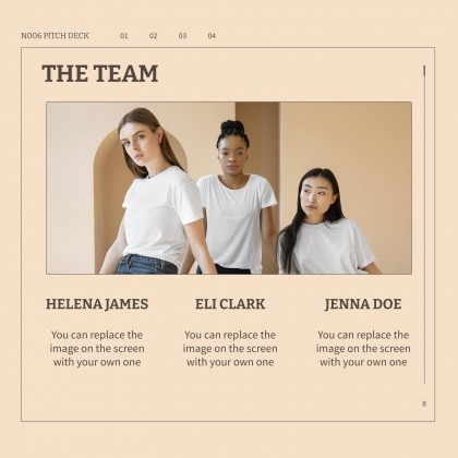 N006 Pitch Deck presentation template 