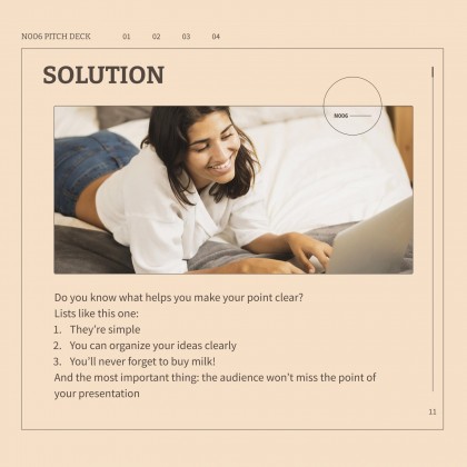 N006 Pitch Deck presentation template 