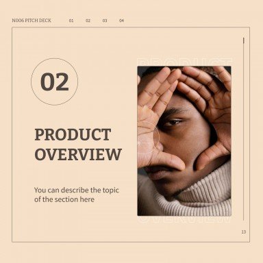 N006 Pitch Deck presentation template 