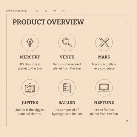 N006 Pitch Deck presentation template 