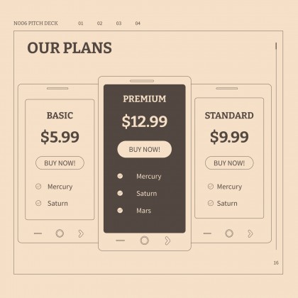 N006 Pitch Deck presentation template 