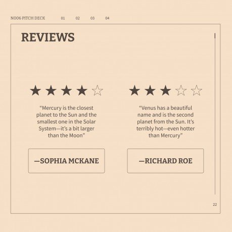 N006 Pitch Deck presentation template 