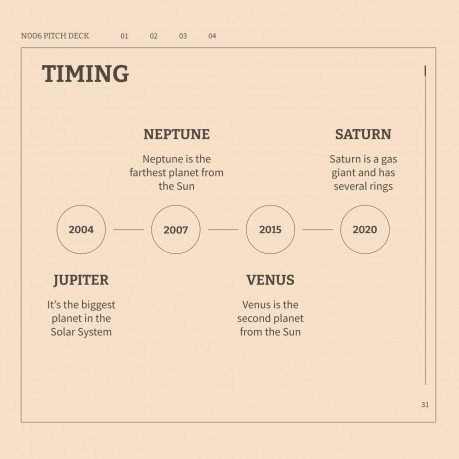 N006 Pitch Deck presentation template 