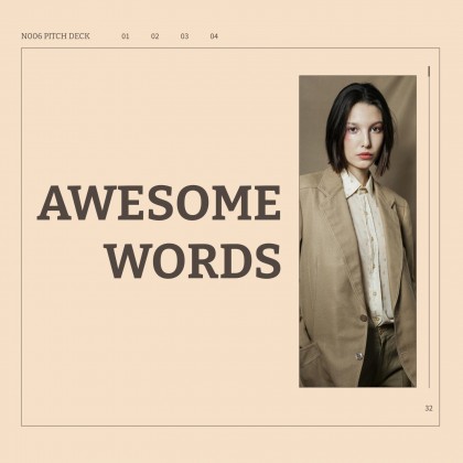 N006 Pitch Deck presentation template 