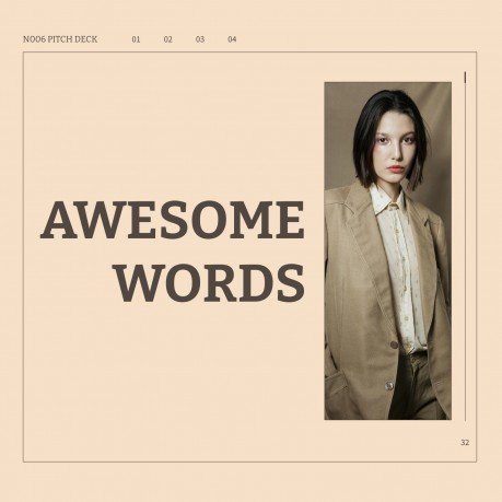 N006 Pitch Deck presentation template 