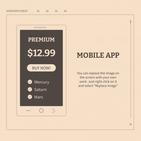 N006 Pitch Deck presentation template 