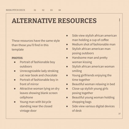 N006 Pitch Deck presentation template 