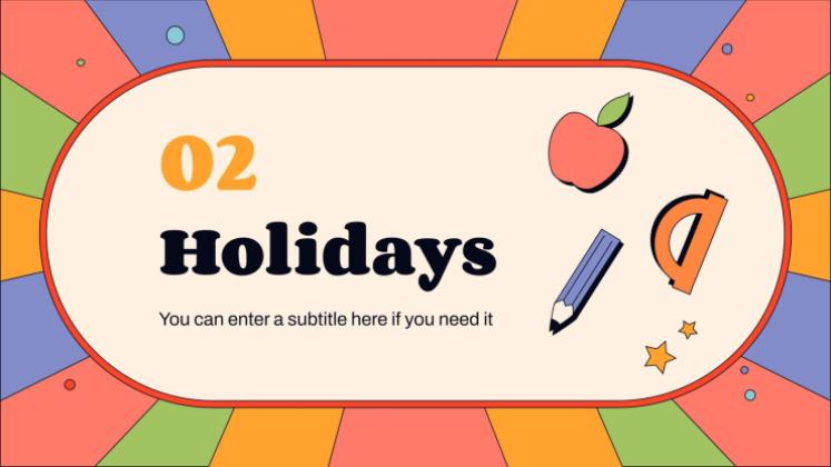 Bienvenue à la classe de collège Modèles de présentation