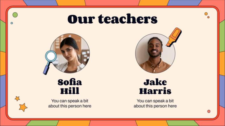 Bienvenue à la classe de collège Modèles de présentation