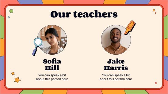 Bienvenue à la classe de collège Modèles de présentation