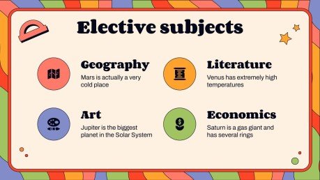 Bienvenue à la classe de collège Modèles de présentation