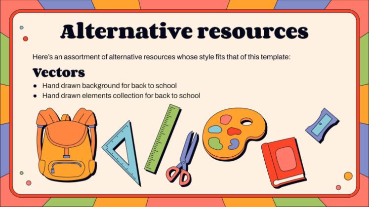 Bienvenue à la classe de collège Modèles de présentation