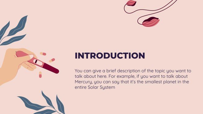 아기 안전의 달에 대한 태아 질병 인식 프레젠테이션 템플릿